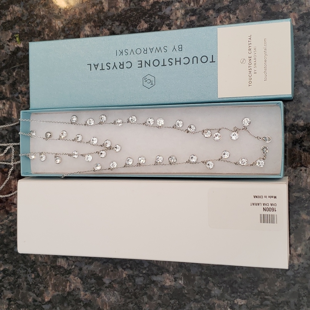 Touchstone Crystal NEW Cha Cha Lariat Necklace
